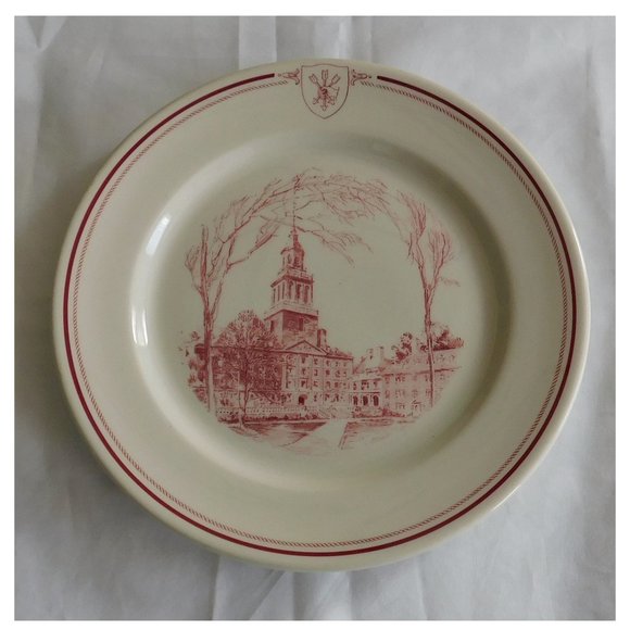 Institutional Dinnerware Harvard University Dinner Plate 9.5" Shenango China - Picture 1 of 4
